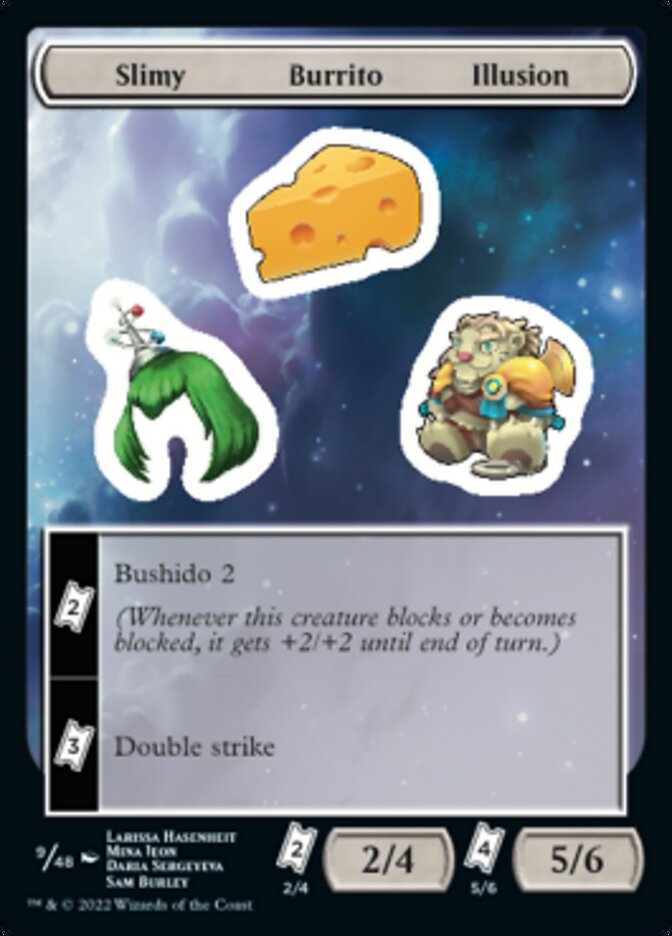 Slimy Burrito Illusion [Unfinity Stickers] | Good Games North