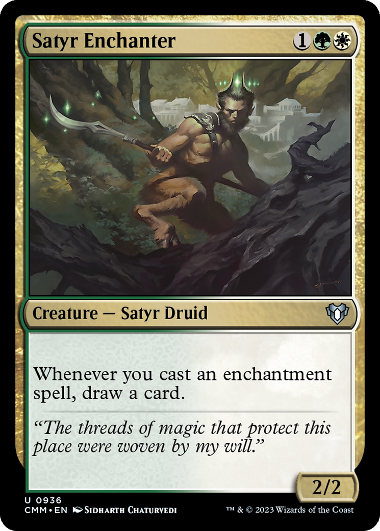 Satyr Enchanter [Commander Masters] | Good Games North