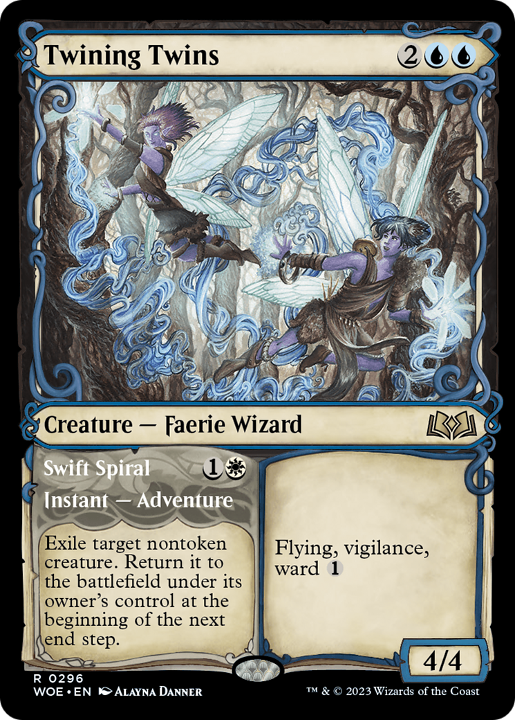 Twining Twins // Swift Spiral (Showcase) [Wilds of Eldraine] | Good Games North