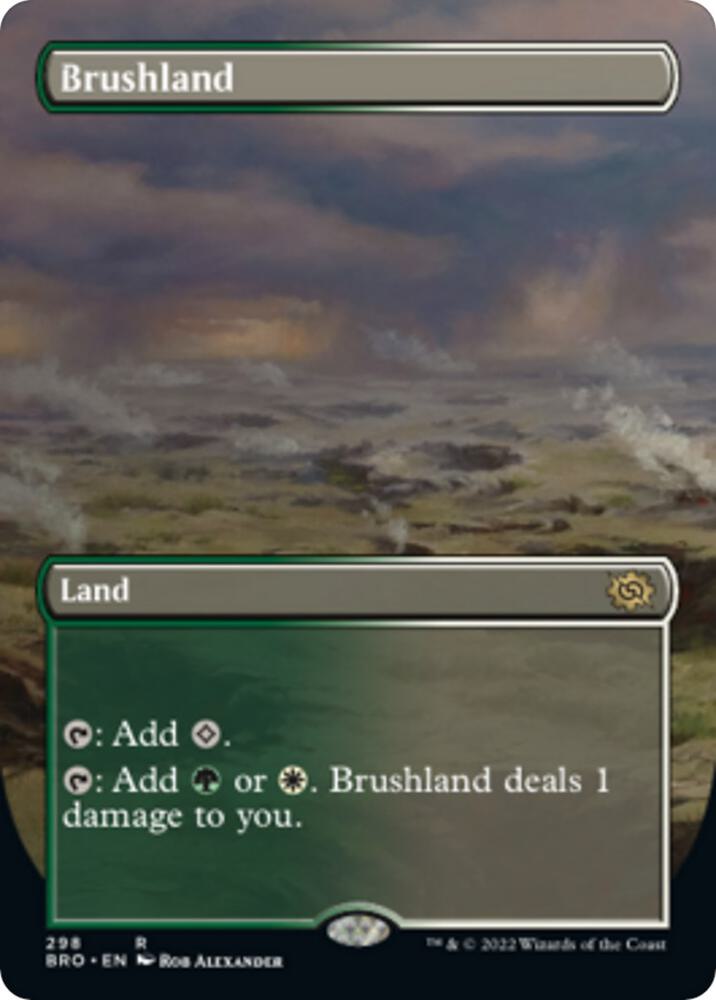 Brushland Borderless 298/287 (The Brothers' War)  | Good Games North