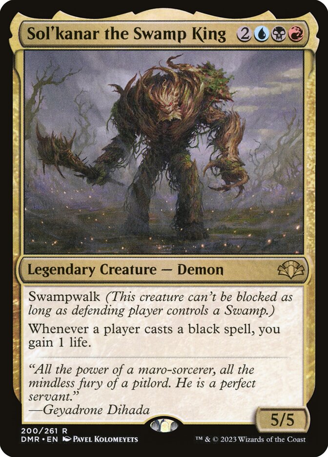 Sol'kanar the Swamp King (Dominaria Remastered)  | Good Games North