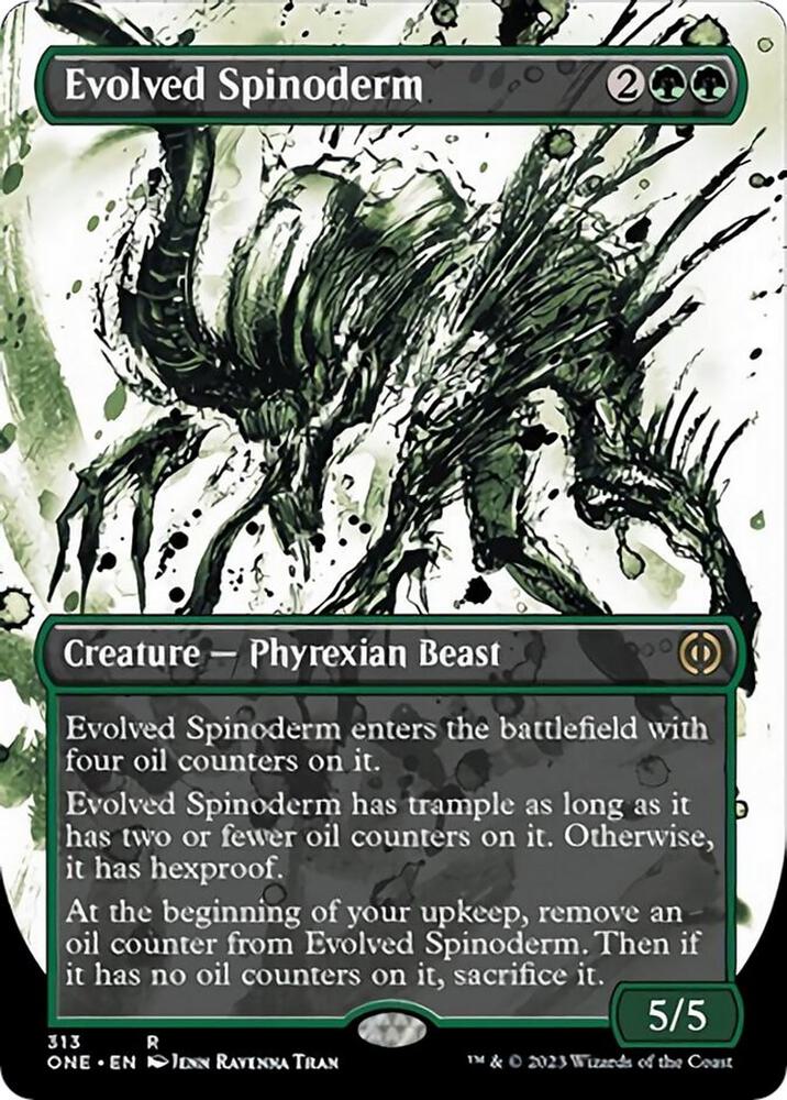 Evolved Spinoderm 313 (Phyrexia: All Will Be One)  - Borderless | Good Games North