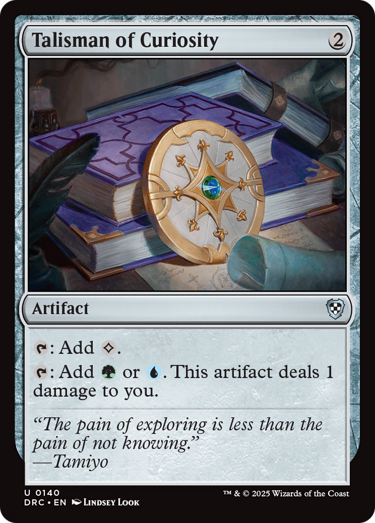 Talisman of Curiosity [Aetherdrift Commander] | Good Games North