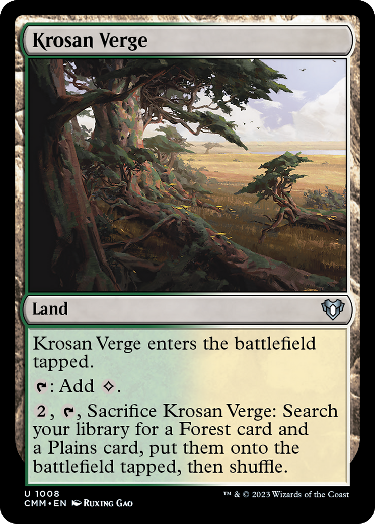 Krosan Verge [Commander Masters] | Good Games North