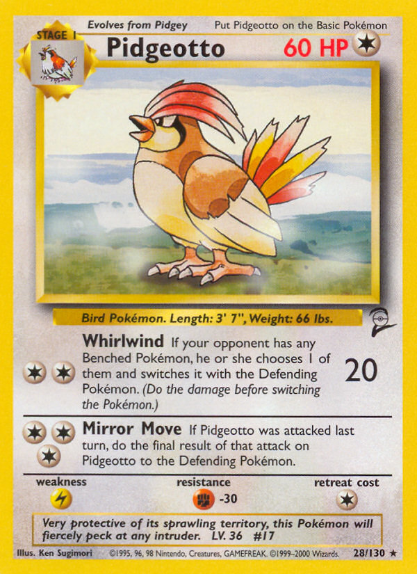 Pidgeotto (28/130) [Base Set 2] | Good Games North