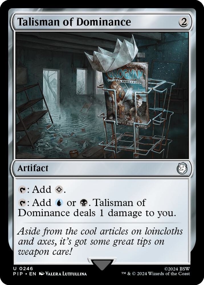 Talisman of Dominance 246/326 (Universes Beyond: Fallout)  - Foil | Good Games North