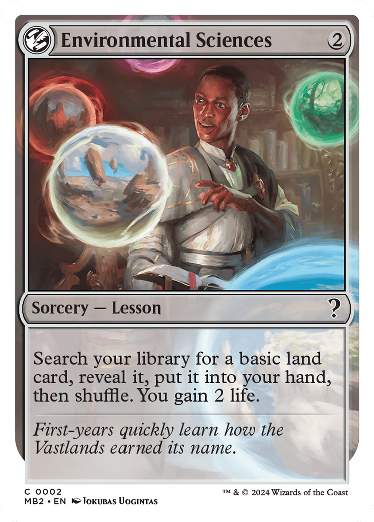 Environmental Sciences (White Border) [Mystery Booster 2] | Good Games North
