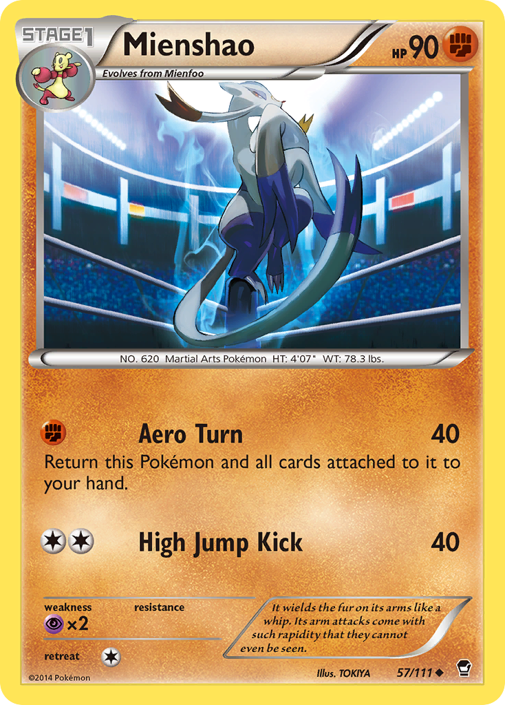Mienshao (57/111) [XY: Furious Fists] | Good Games North