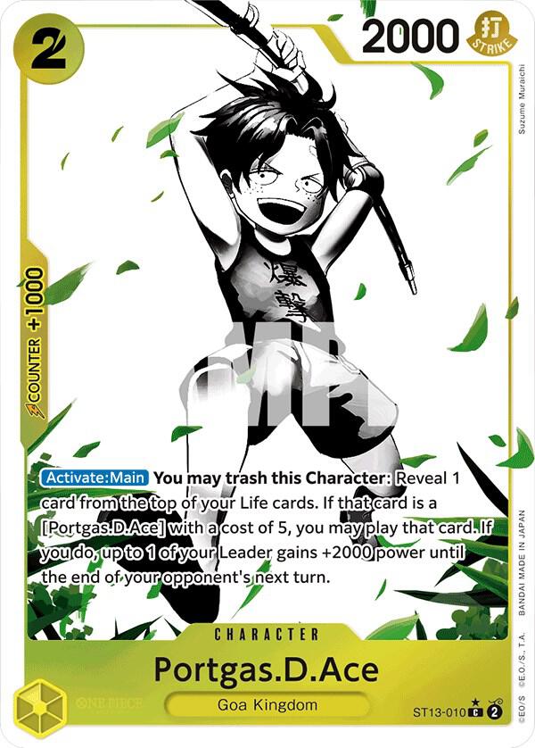 Portgas.D.Ace ST13-010 (Ultra Deck: The Three Brothers)  - Parallel Foil | Good Games North