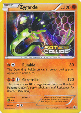Zygarde (XY129) (Staff) [XY: Black Star Promos] | Good Games North