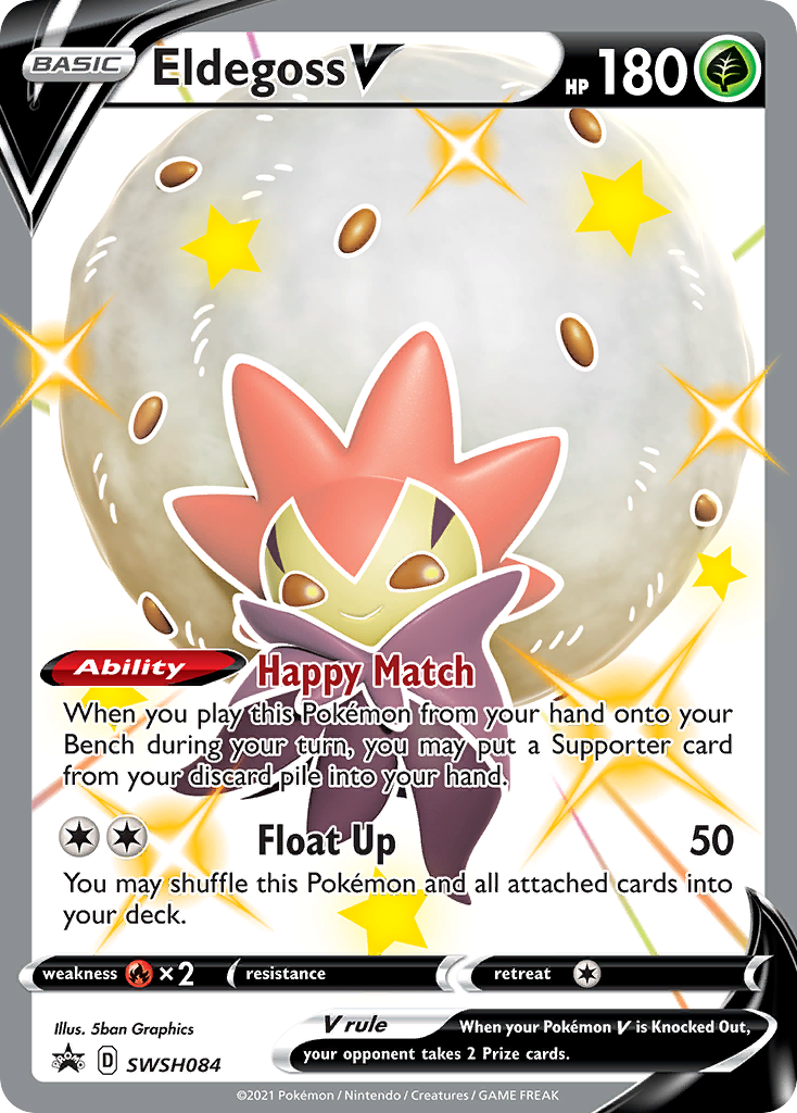Eldegoss V (SWSH084) (Jumbo Card) [Sword & Shield: Black Star Promos] | Good Games North