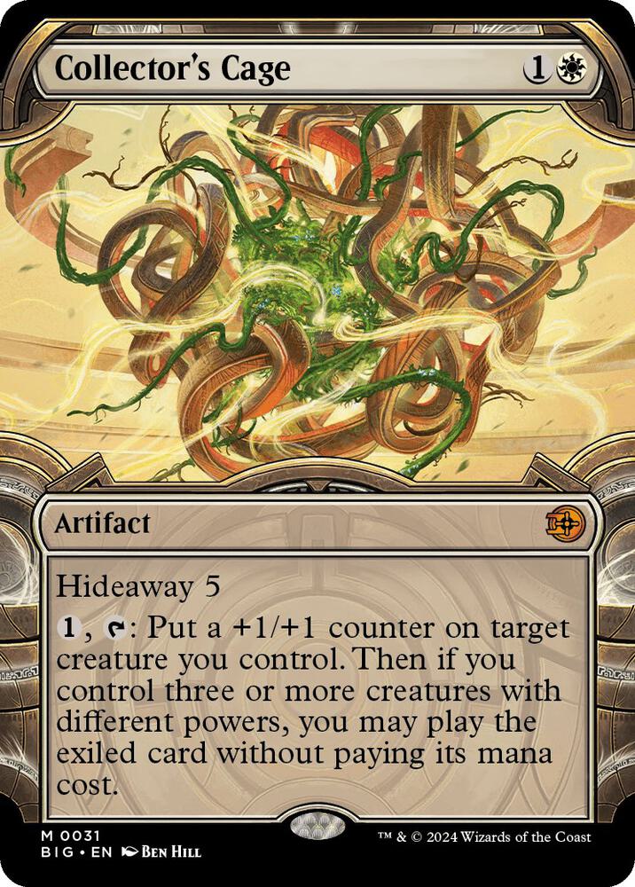 Collector's Cage 31/30 (Outlaws of Thunder Junction: The Big Score)  - Showcase Foil | Good Games North