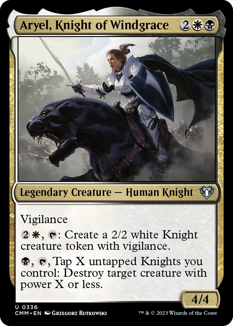 Aryel, Knight of Windgrace [Commander Masters] | Good Games North