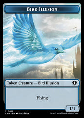 Thopter // Bird Illusion Double-Sided Token [Commander Masters Tokens] | Good Games North