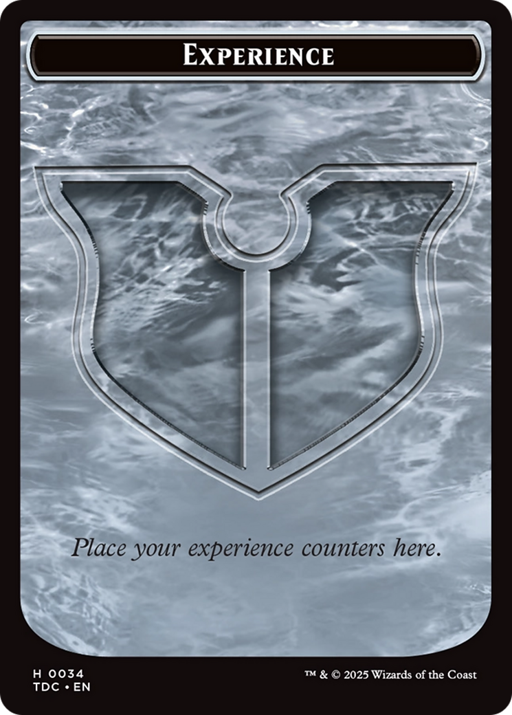 Experience // Treasure Double-Sided Token [Tarkir: Dragonstorm Commander Tokens] | Good Games North