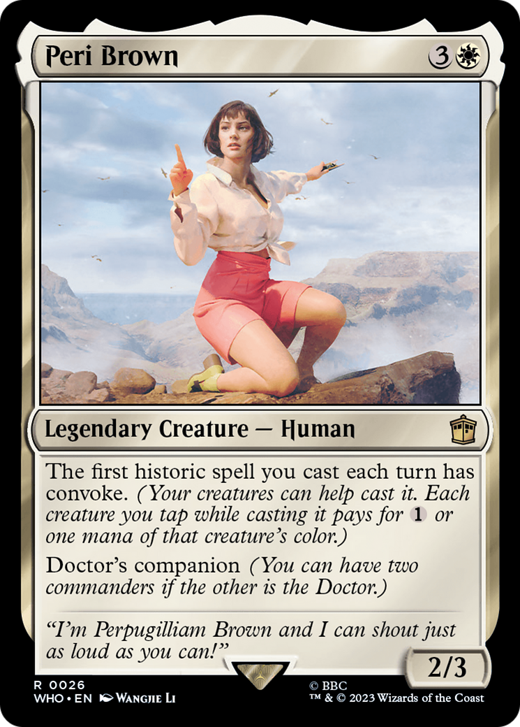 Peri Brown [Doctor Who] | Good Games North