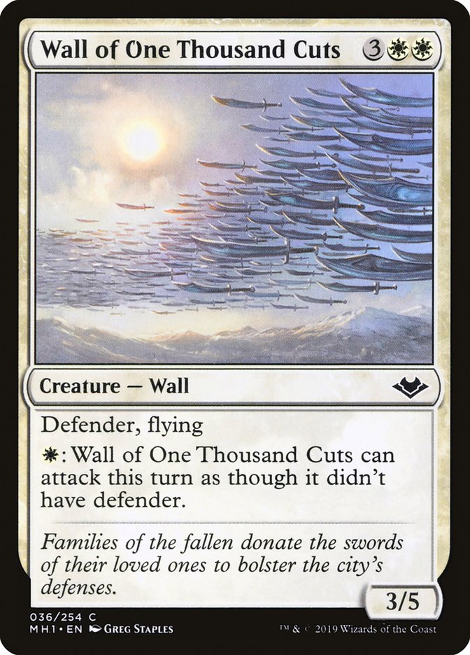 Wall of One Thousand Cuts [Modern Horizons] | Good Games North