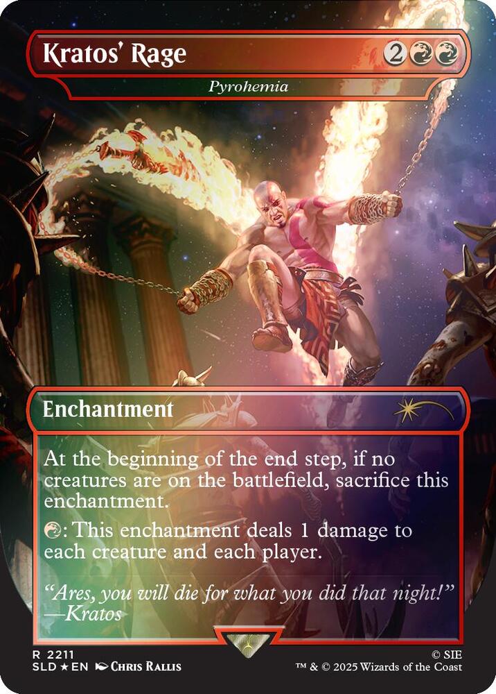 Kratos' Rage // Pyrohemia (Dupe) 2211 (Secret Lair Drop Series)  - Foil | Good Games North