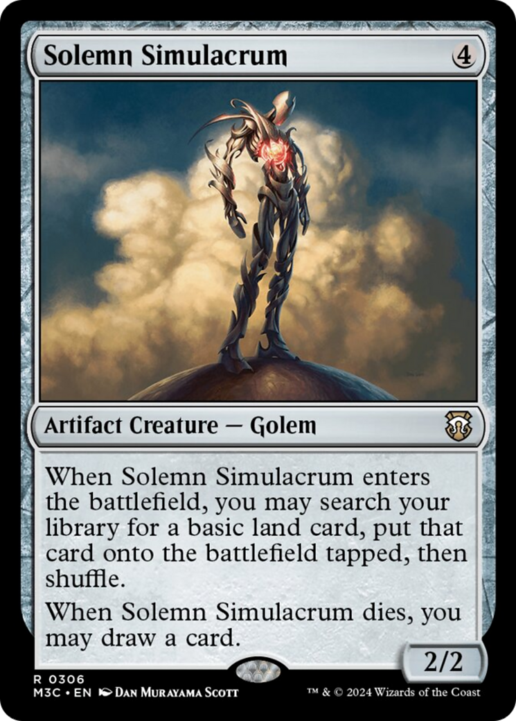 Solemn Simulacrum [Modern Horizons 3 Commander] | Good Games North