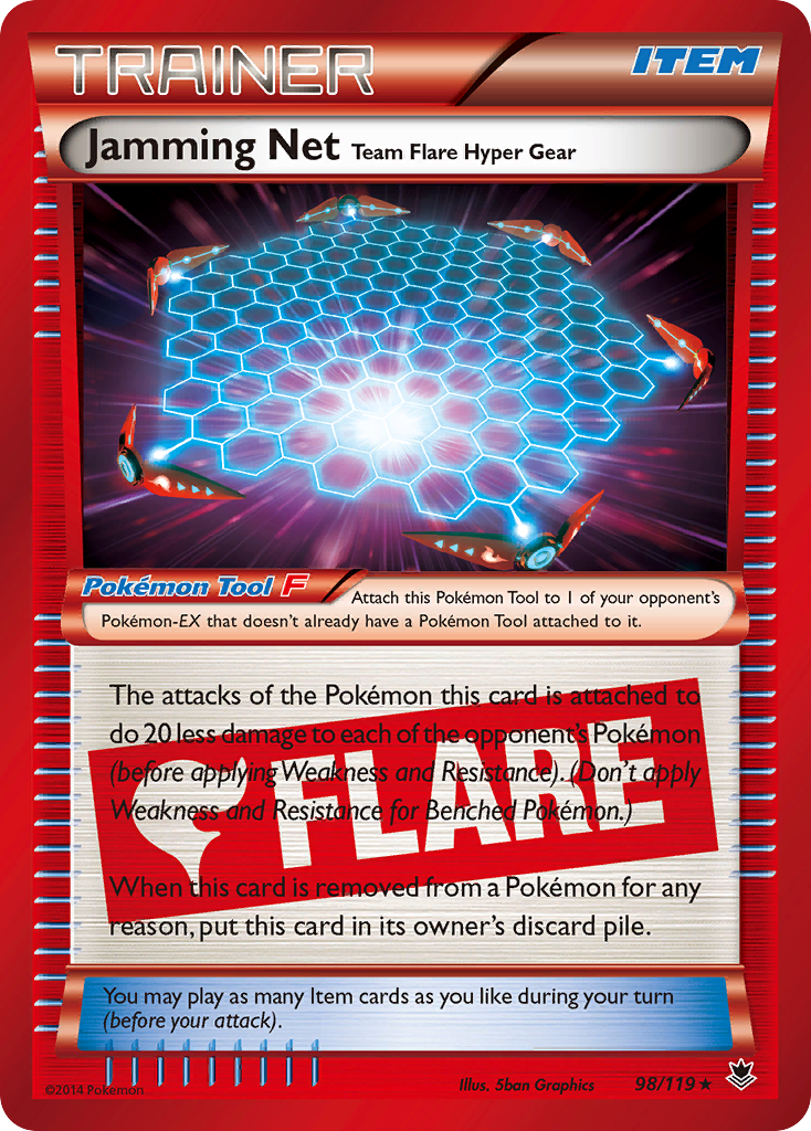 Jamming Net Team Flare Hyper Gear (98/119) [XY: Phantom Forces] | Good Games North