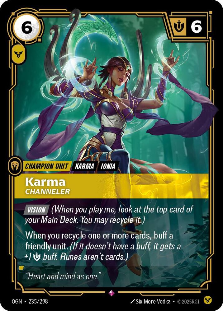 Karma Channeler (Origins)  - Foil | Good Games North