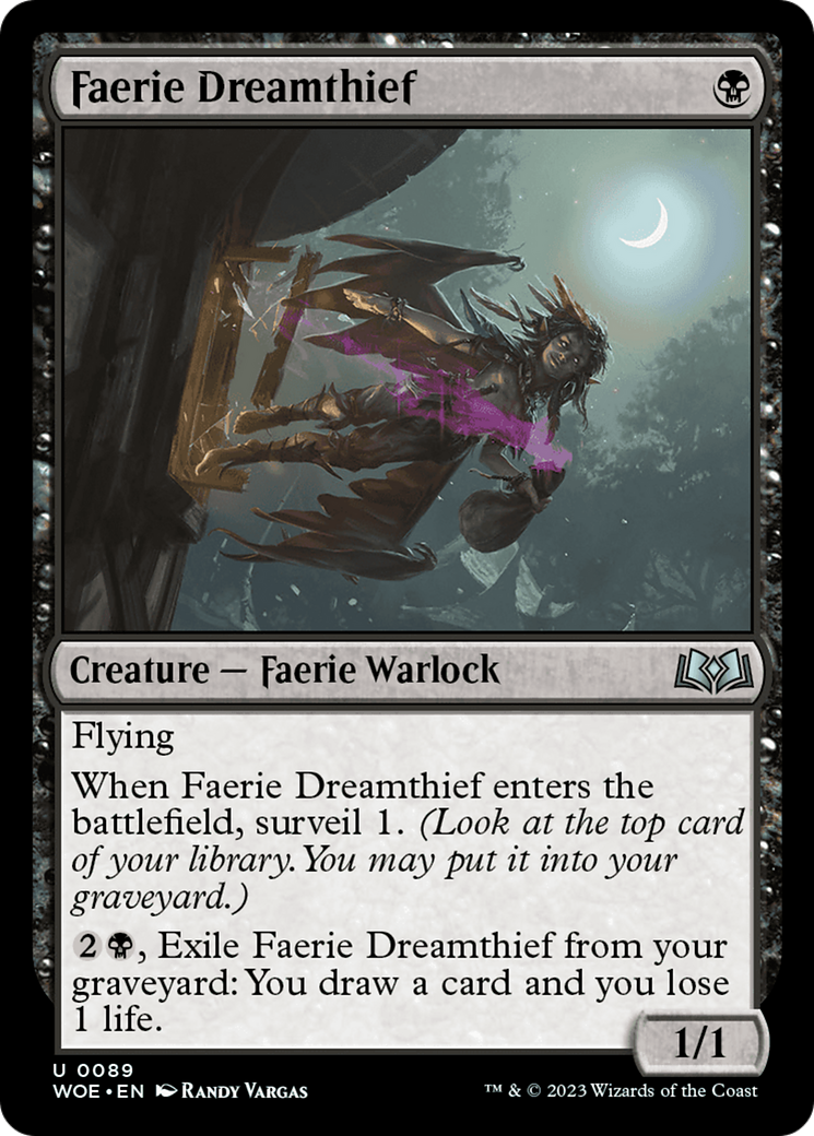 Faerie Dreamthief [Wilds of Eldraine] | Good Games North