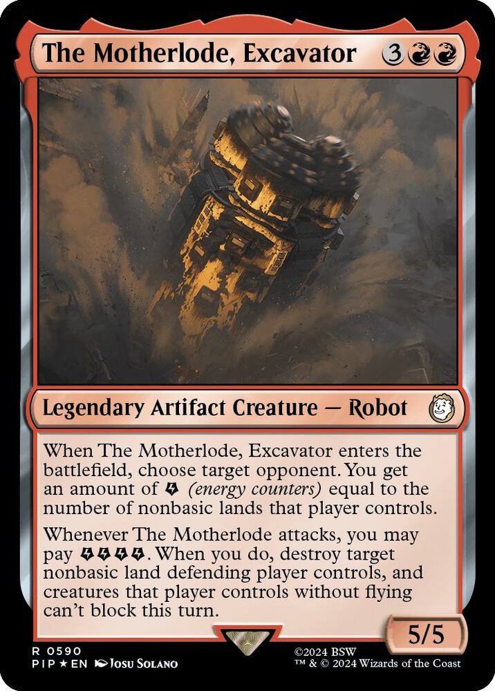 The Motherlode, Excavator 590 (Universes Beyond: Fallout)  - Foil | Good Games North