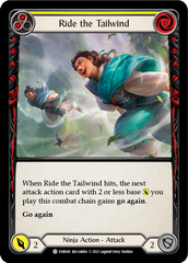 Ride the Tailwind (Yellow) [EVR045] (Everfest)  1st Edition Rainbow Foil | Good Games North