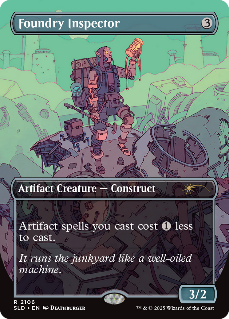 Foundry Inspector (Galaxy Foil) [Secret Lair Drop Series] | Good Games North