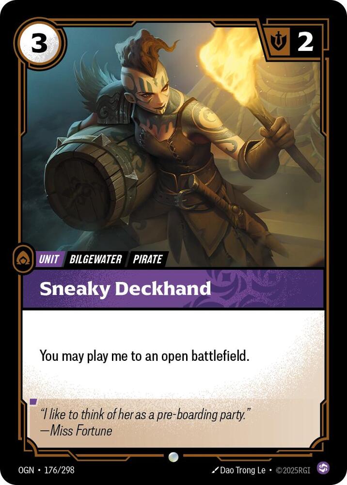 Sneaky Deckhand (Origins)  | Good Games North