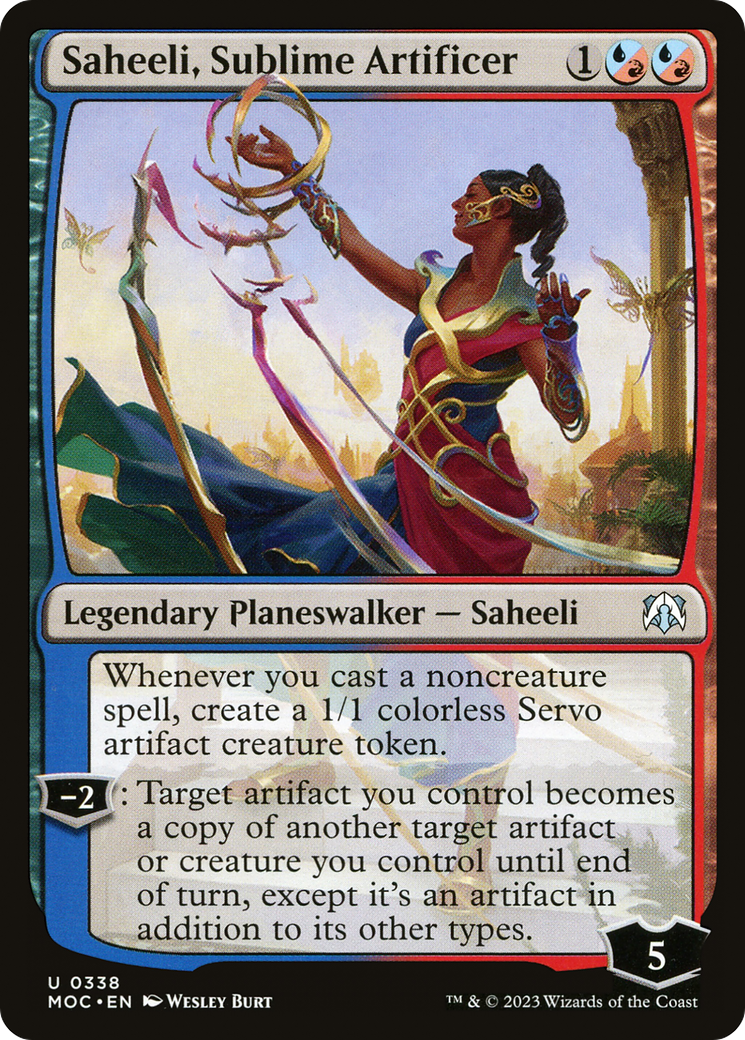 Saheeli, Sublime Artificer [March of the Machine Commander] | Good Games North