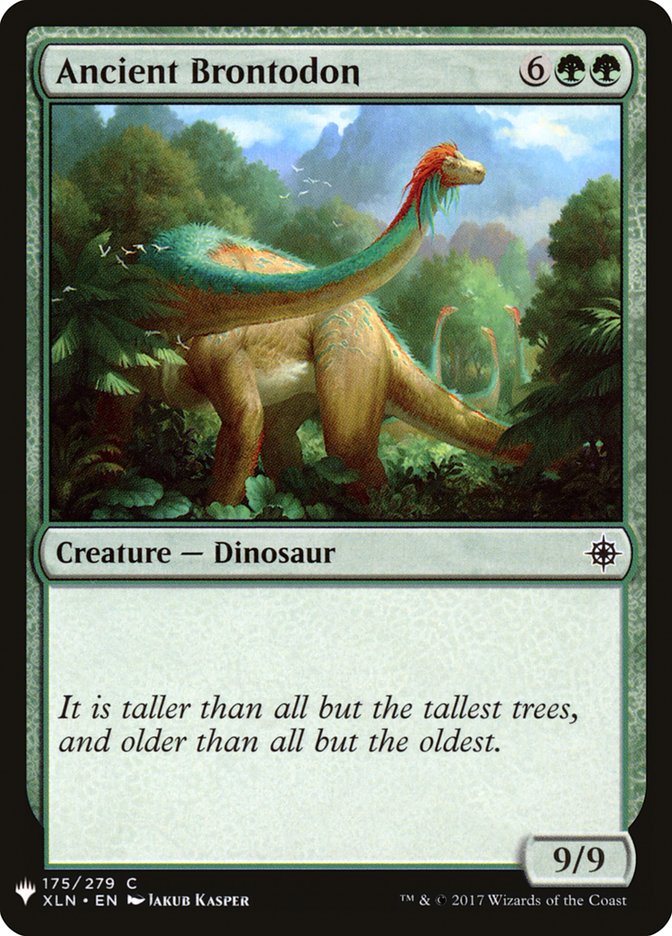 Ancient Brontodon [Mystery Booster] | Good Games North