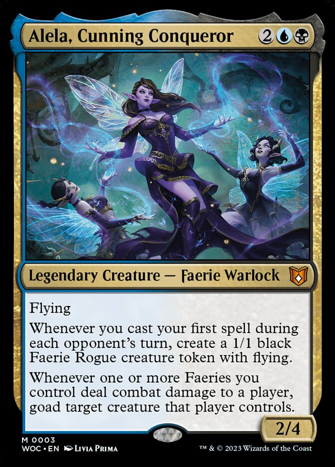 Alela, Cunning Conqueror 3 (Commander: Wilds of Eldraine)  | Good Games North