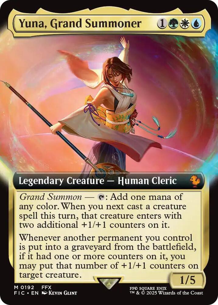Yuna Grand Summoner Extended Art (Commander: FINAL FANTASY)  | Good Games North