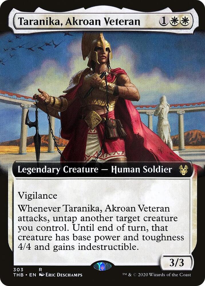 Taranika Akroan Veteran Extended Art (Theros Beyond Death)  | Good Games North