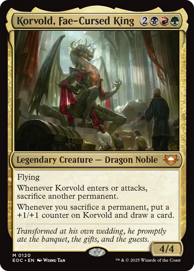 Korvold, Fae-Cursed King [Edge of Eternities Commander] | Good Games North