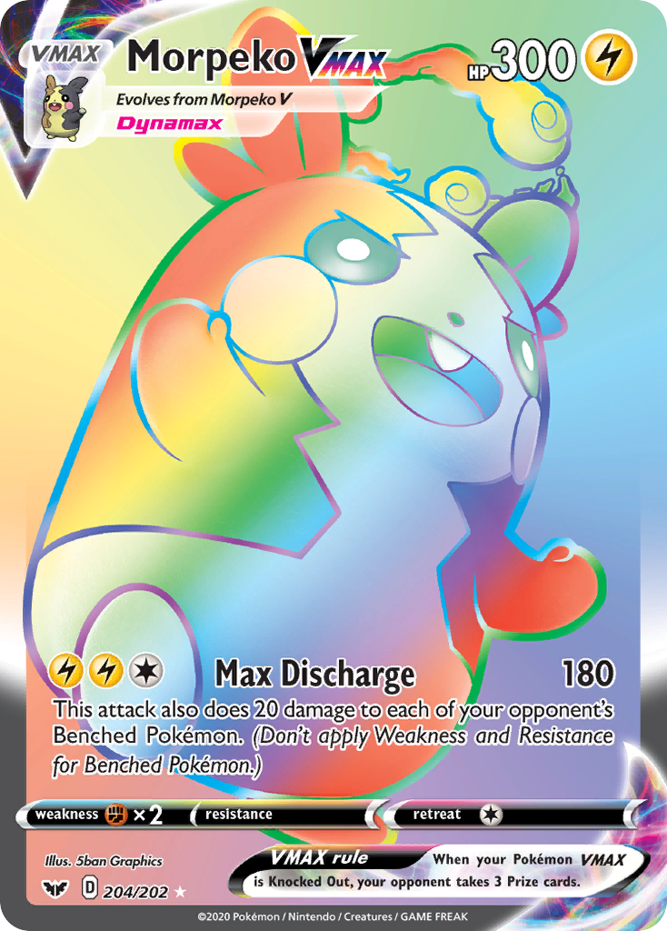 Morpeko VMAX (204/202) [Sword & Shield: Base Set] | Good Games North