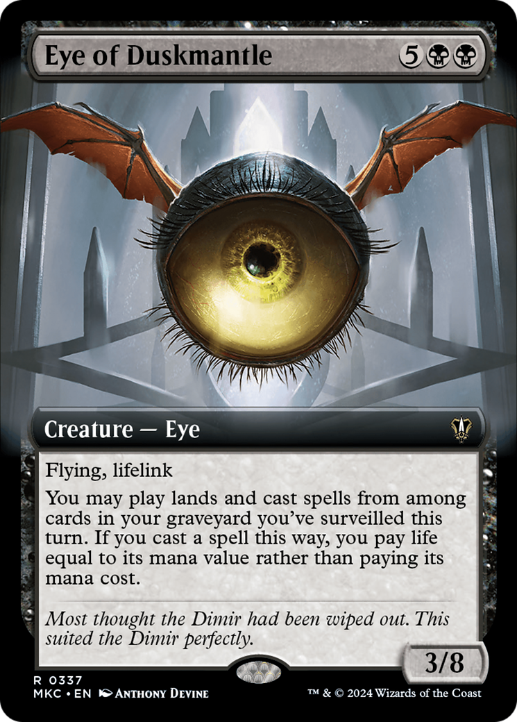 Eye of Duskmantle (Extended Art) [Murders at Karlov Manor Commander] | Good Games North