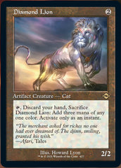 Diamond Lion (Retro Foil Etched) [Modern Horizons 2] | Good Games North