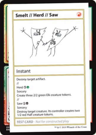 Smelt // Herd // Saw (2021 Edition) [Mystery Booster Playtest Cards] | Good Games North