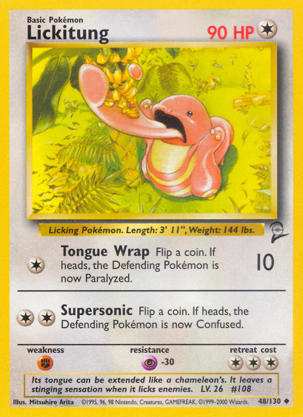 Lickitung (48/130) [Base Set 2] | Good Games North