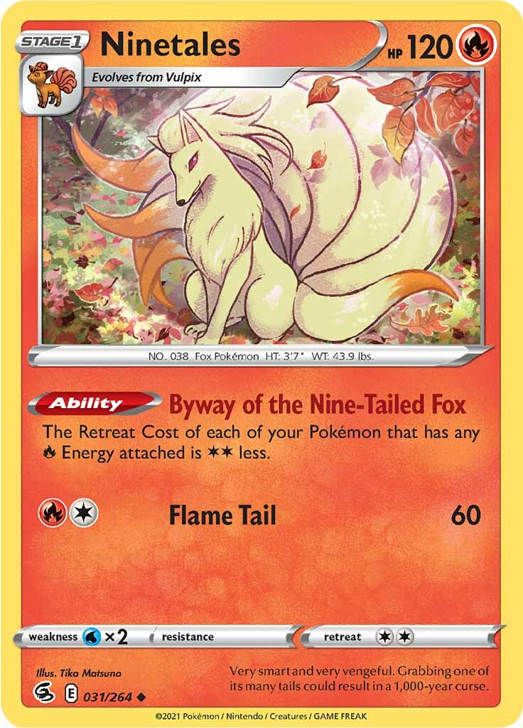 Ninetales (031/264) [Sword & Shield: Fusion Strike] | Good Games North