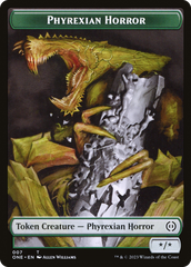 Phyrexian Horror Token (007) [Phyrexia: All Will Be One Tokens] | Good Games North
