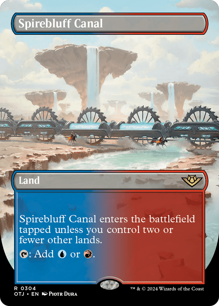 Spirebluff Canal (Borderless) [Outlaws of Thunder Junction] | Good Games North