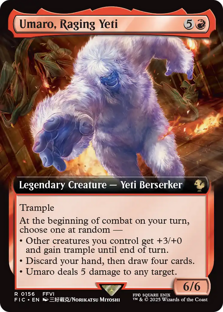 Umaro, Raging Yeti (Extended Art) [FINAL FANTASY Commander] | Good Games North