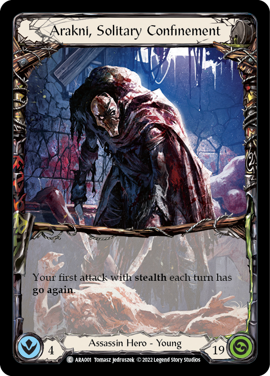 Arakni, Solitary Confinement [ARA001] (Outsiders Arakni Blitz Deck) | Good Games North