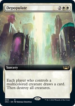 Depopulate Extended Art (Streets of New Capenna)  - Foil | Good Games North