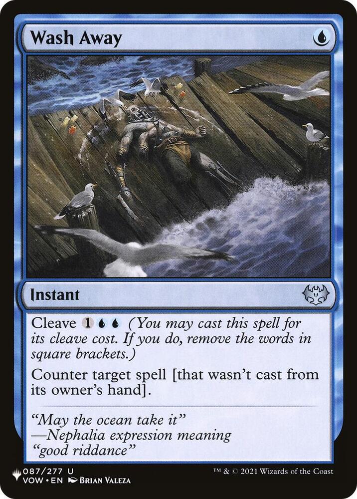 Wash Away (The List Reprints)  | Good Games North