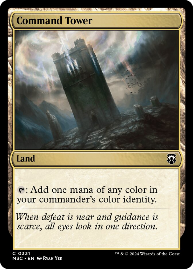 Command Tower (Ripple Foil) [Modern Horizons 3 Commander] | Good Games North