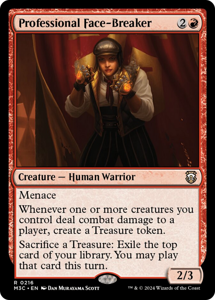 Professional Face-Breaker (Ripple Foil) [Modern Horizons 3 Commander] | Good Games North